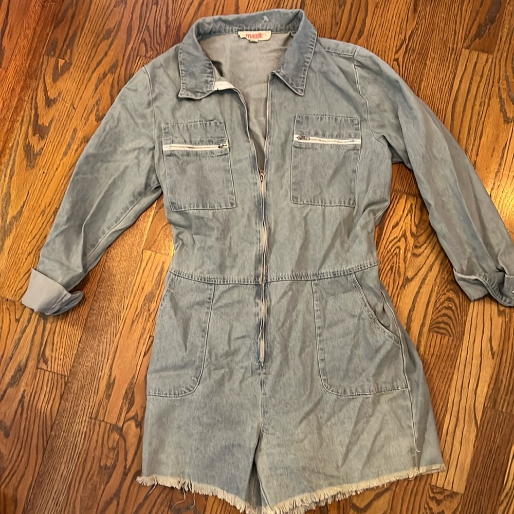 Blue Jean romper/shorts